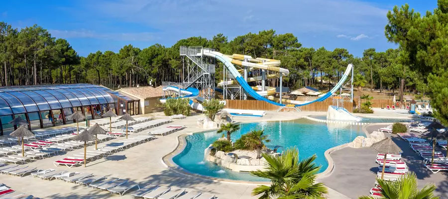 Groot waterpark op Atlantic Club Montalivet