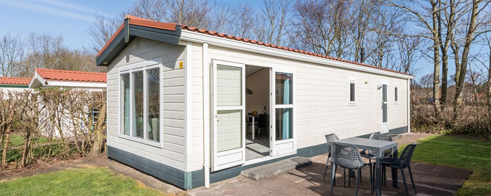 Chalet op Kustpark Texel met vernieuwd interieur