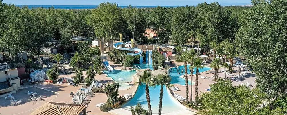 Les Vagues een camping met prachtige zandstranden maar ook een leuk zwembadcomplex