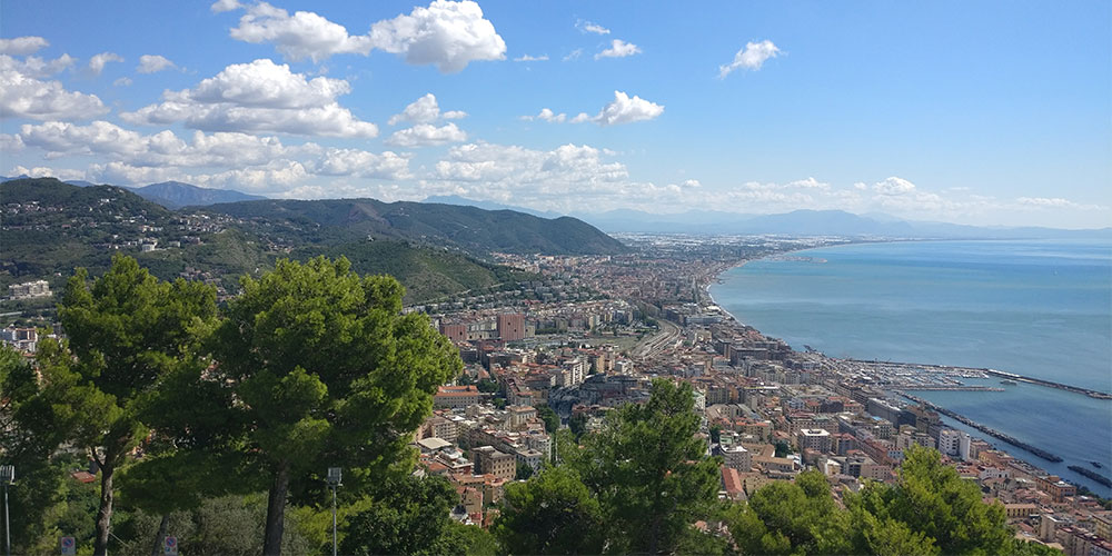 Vanaf Castello di Arechi heb je prachtig uitzicht op Salerno!