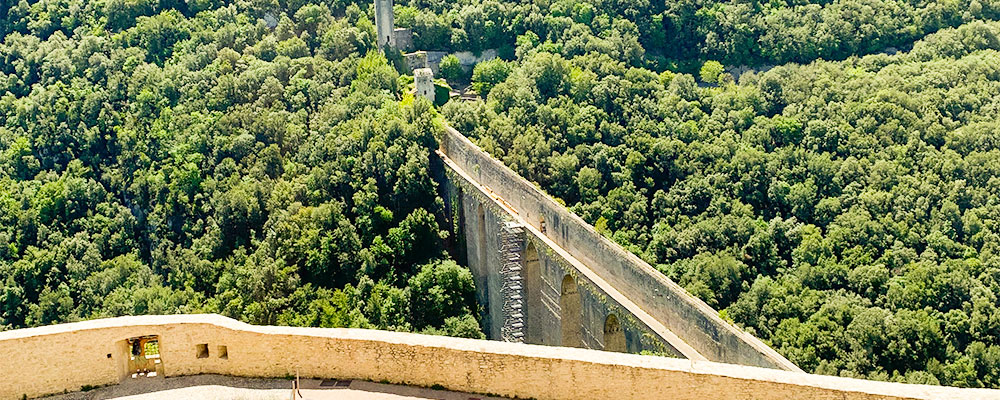Spoleto, Aquaduct Ponte delle Torri Spoleto, Aquaduct Ponte delle Torri