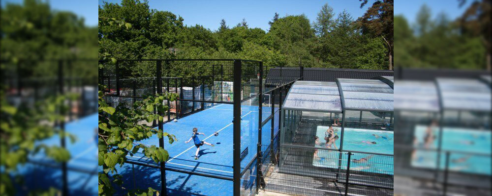 Padel op camping De Norgerberg, Drenthe