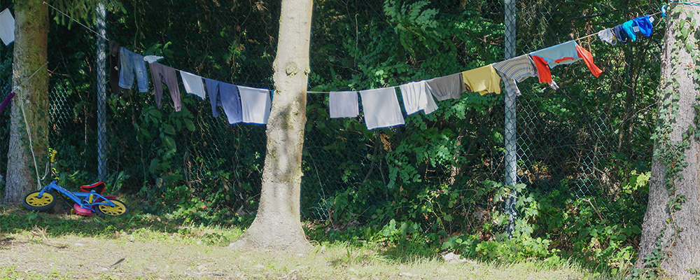 Wasjes op de camping, zo gezegd zo gedaan Wasjes op de camping, zo gezegd zo gedaan