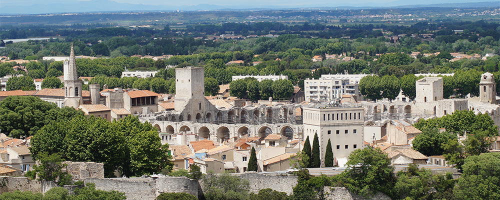 Arles vanaf de LUMA toren