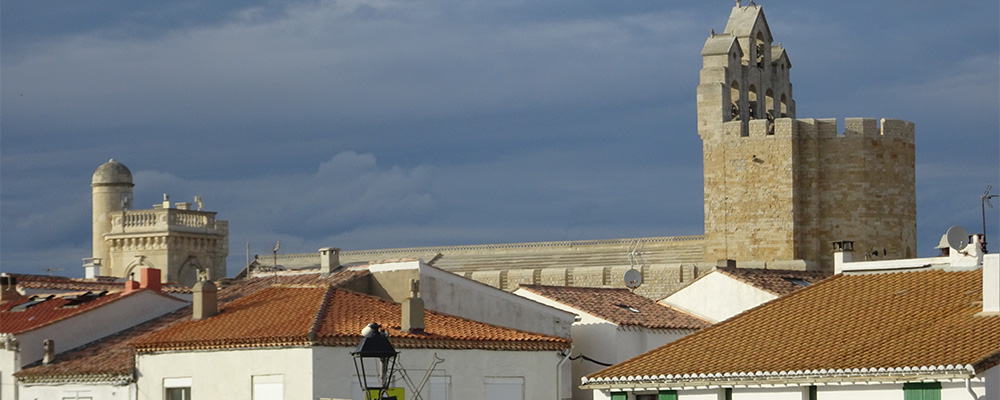 Saintes-Maries-de-la-Mer, een bruisend badplaatsje en bedevaartsoord met in het centrum de Notre-Dame-de-la-Mer kerk