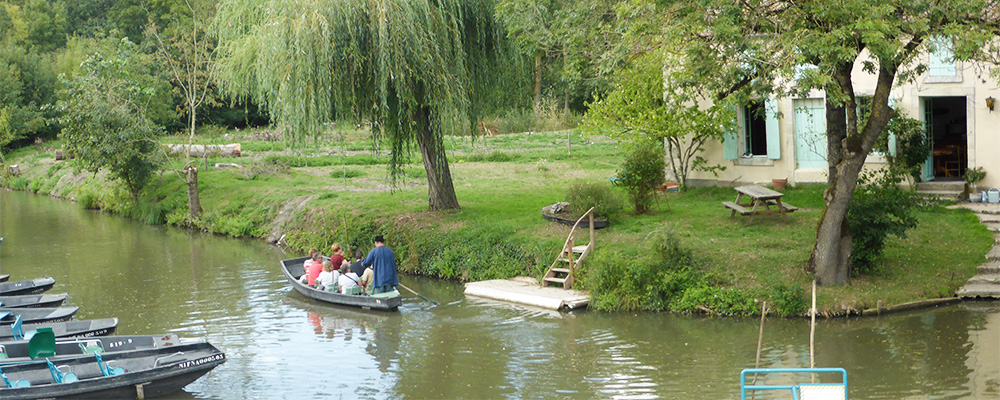het moeras Marais Poitevin zijn goed op de fiets te ontdekken
