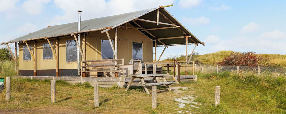 Glampen in de Sluftervallei op Texel