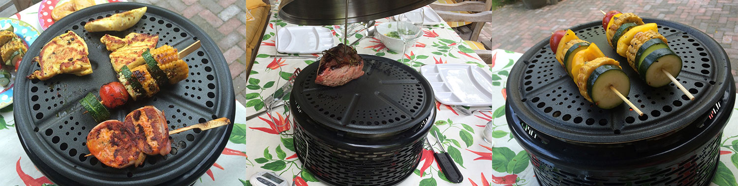 vlees op de barbecue