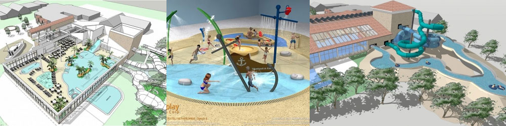 Nieuw zwembad 2017 vakantiepark De Krim