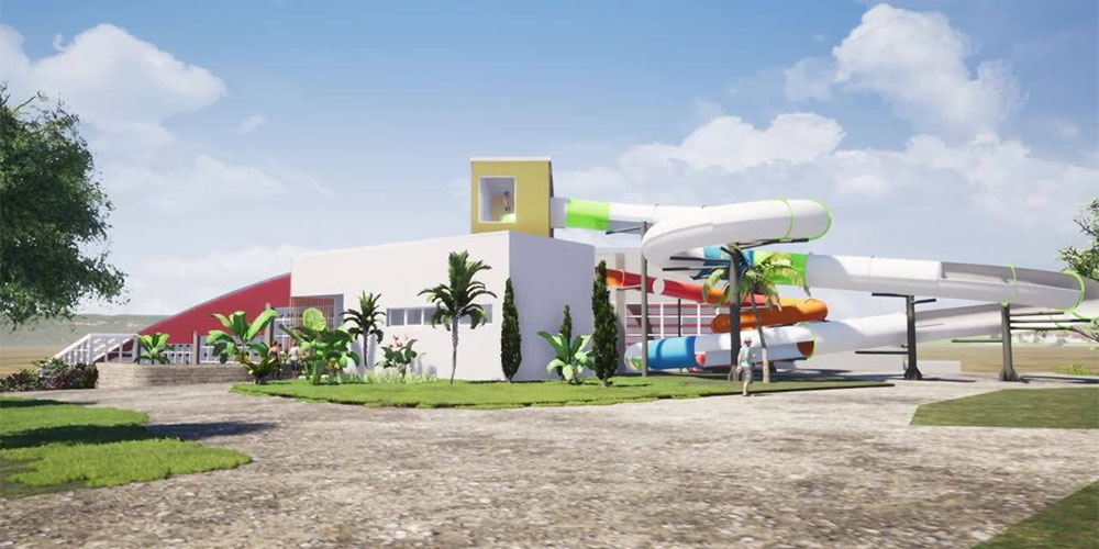 Overdekt tropisch paradijs Chateau de Lez Eaux, Noord Frankrijk