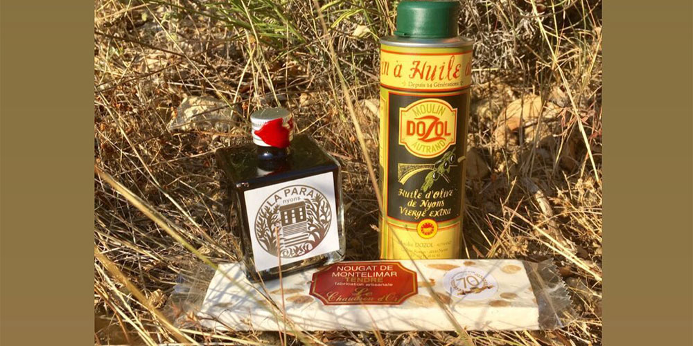 Nougat, Olijfolie, Azijn en nog meer in de Drôme Nougat, Olijfolie, Azijn en nog meer in de Drôme
