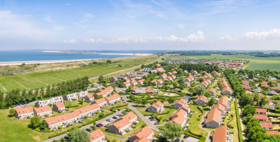 De huisjes op vakantiepark De Soeten Haert in Renesse zijn veelal restyled