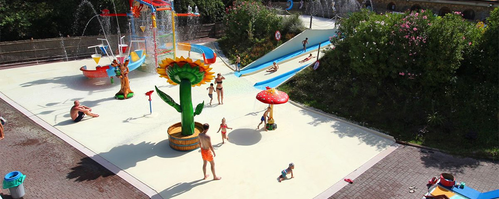 Het zwemparadijs voor kinderen bij Le Pianacce