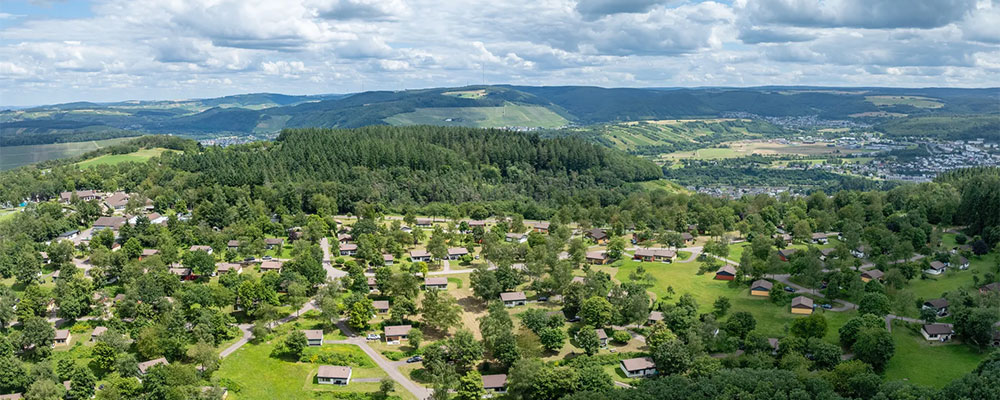 Uitzicht op Landal warsberg