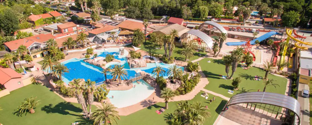 Camping La Sirène met een subtropisch waterparadijs