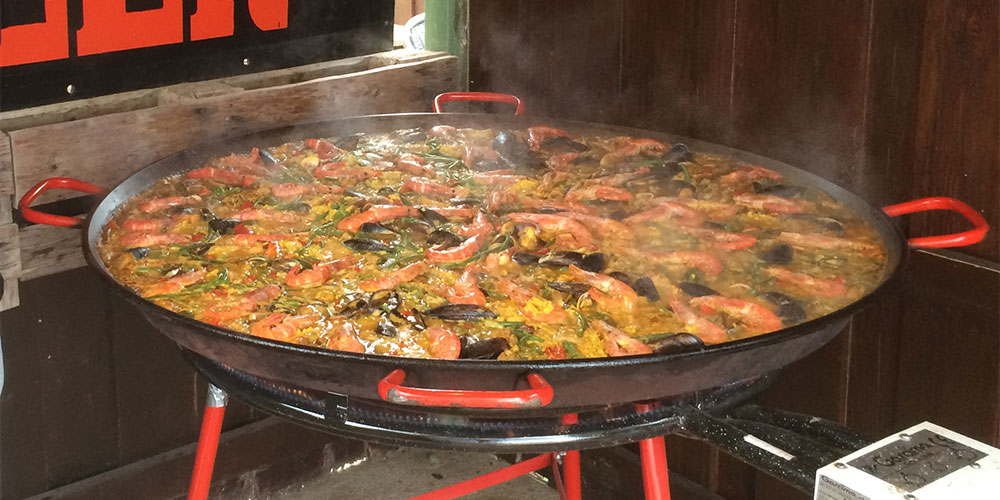 Paella in de pan, dat wordt genieten