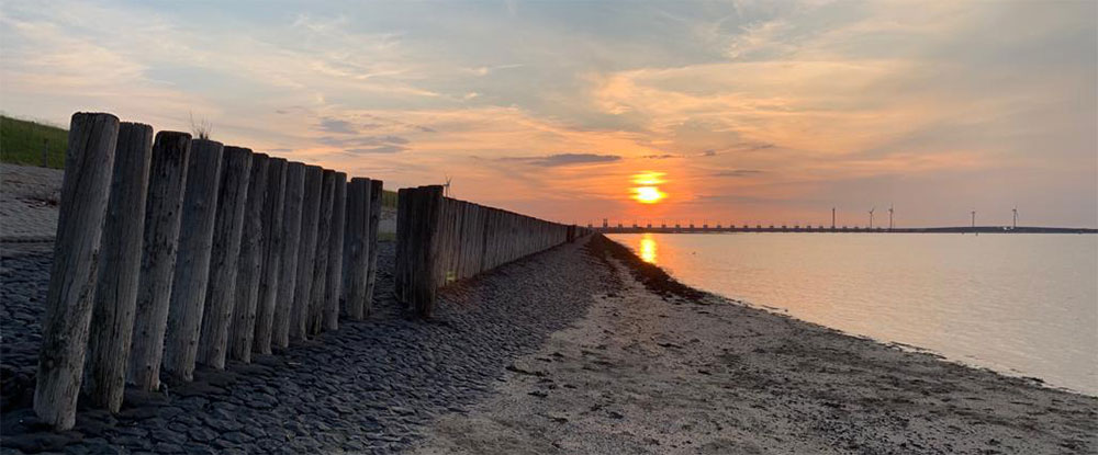 Zonsondergang Oosterschelde