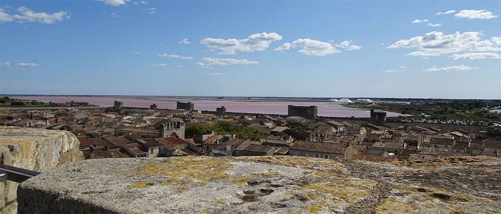 De zoutpannen bij Aigues Mortes