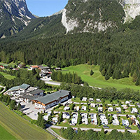 Camping Austria Parks Leutasch in regio Tirol, Oostenrijk