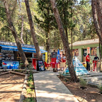 Camping Bijar in regio Kvarner, Kroatië