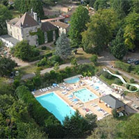 Camping Château le Verdoyer in regio Dordogne, Frankrijk