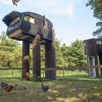 Camping De Vreemde Vogel in regio Zuid-Holland, Nederland