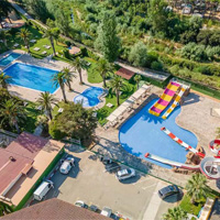 Camping El Delfin Verde Valldaro in regio Cataluña, Spanje