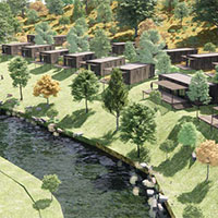 Camping Floreal Le Hameau de l'Ourthe in regio Ardennen, België