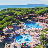 Camping Gitavillage Argentario in regio Toscane en Elba, Italië