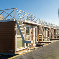 Camping Houseboats Lemmer in regio Friesland, Nederland