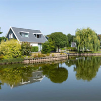 Camping Hunzepark in regio Drenthe, Nederland