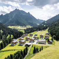 Camping Landal Hochmontafon in regio Vorarlberg, Oostenrijk