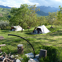 Camping Rocca Di Sotto in regio Abruzzo, Italië