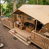 Camping Ruysbos in regio Gelderland, Nederland