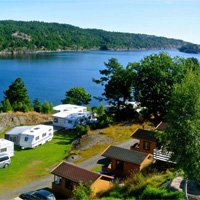 Camping Sørlandet Feriesenter in regio Noorwegen, Noorwegen
