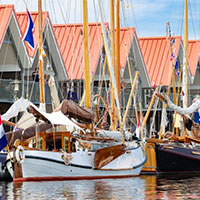Camping Summio Havenresort Terherne in regio Friesland, Nederland