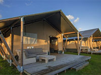 Veld Safaritent Comfort met sanitair