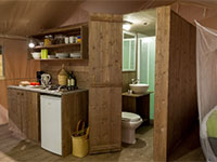 Tenuta Safaritent Luxe met sanitair