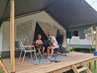 (1-Ouder) Safaritent Sanitair + Bell tent