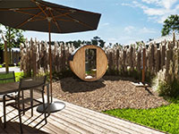 Waterpark Oudehaske Lodge Buitensauna