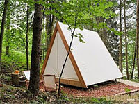 Camp Veluwe Air met privé sanitair