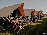Camp Veluwe Awaji Safari met privé sanitair