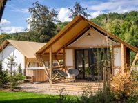 Glampingtent hottub