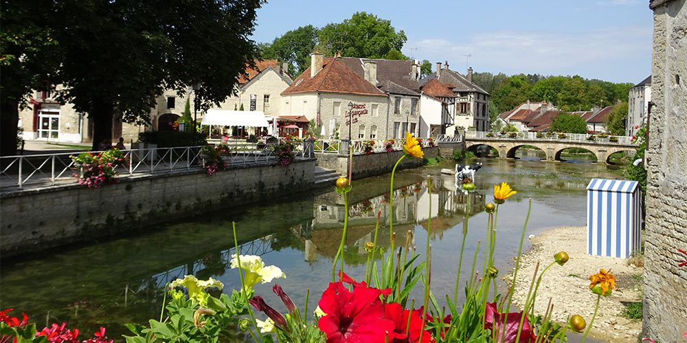 Essoyes een schilderrijk plaatsje