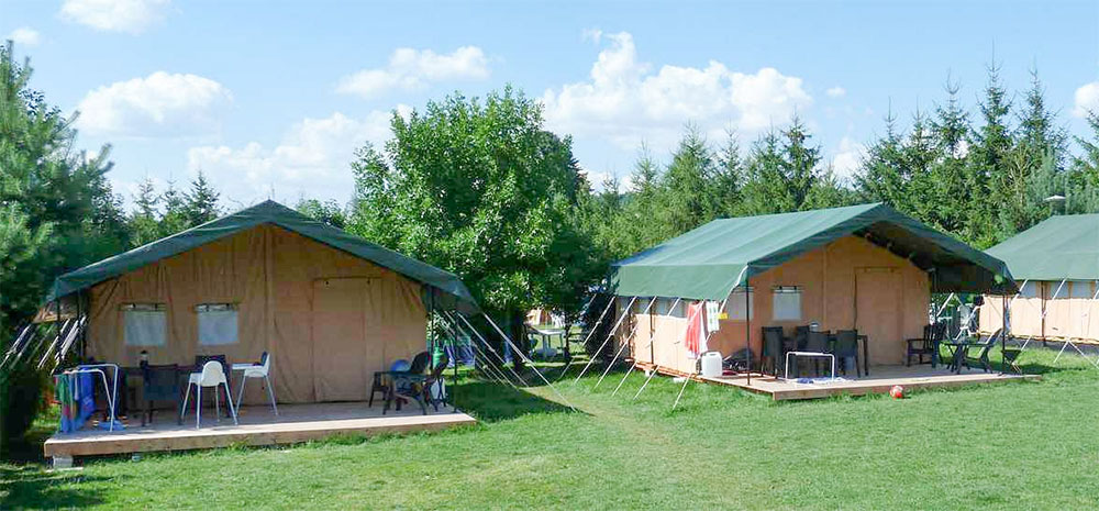 Glamping op camping Herperduin met Vodatent, Noord Brabant Glamping op camping Herperduin, Noord Brabant