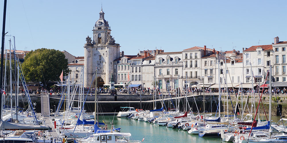 De haven bij La Rochelle