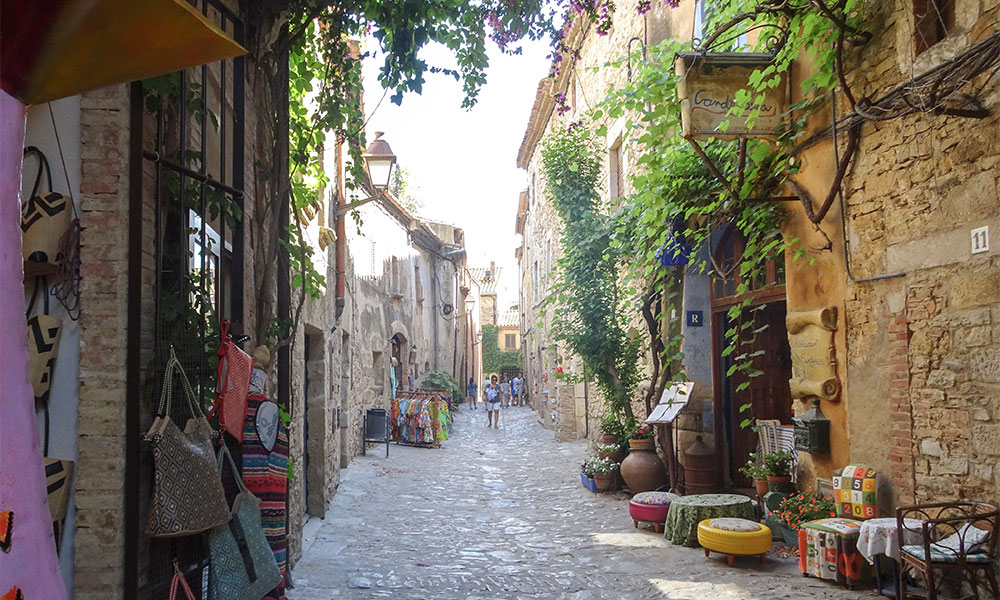 Dorpje Pertallada, Costa Brava