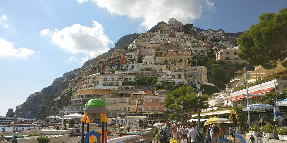 Positano, "de horizontale stad" Positano, "de horizontale stad"