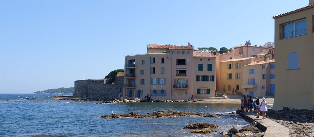 St.Tropez op een rustige zondagmiddag in september