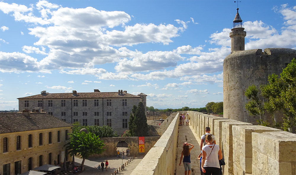 Stadsmuren Aignues Mortes Stadsmuren Aignues Mortes